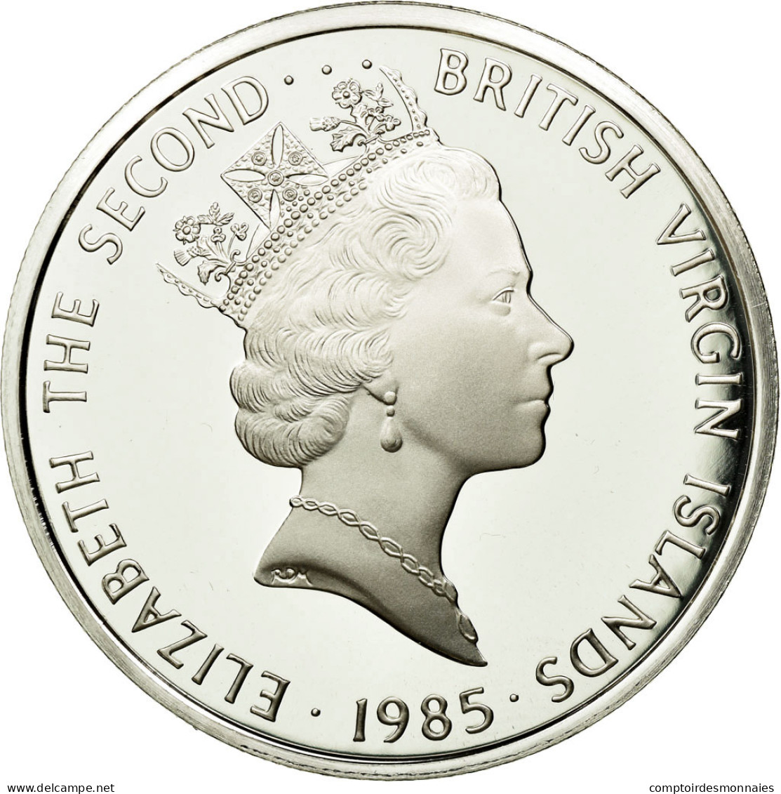 Monnaie, BRITISH VIRGIN ISLANDS, Elizabeth II, 20 Dollars, 1985, Franklin Mint - British Virgin Islands