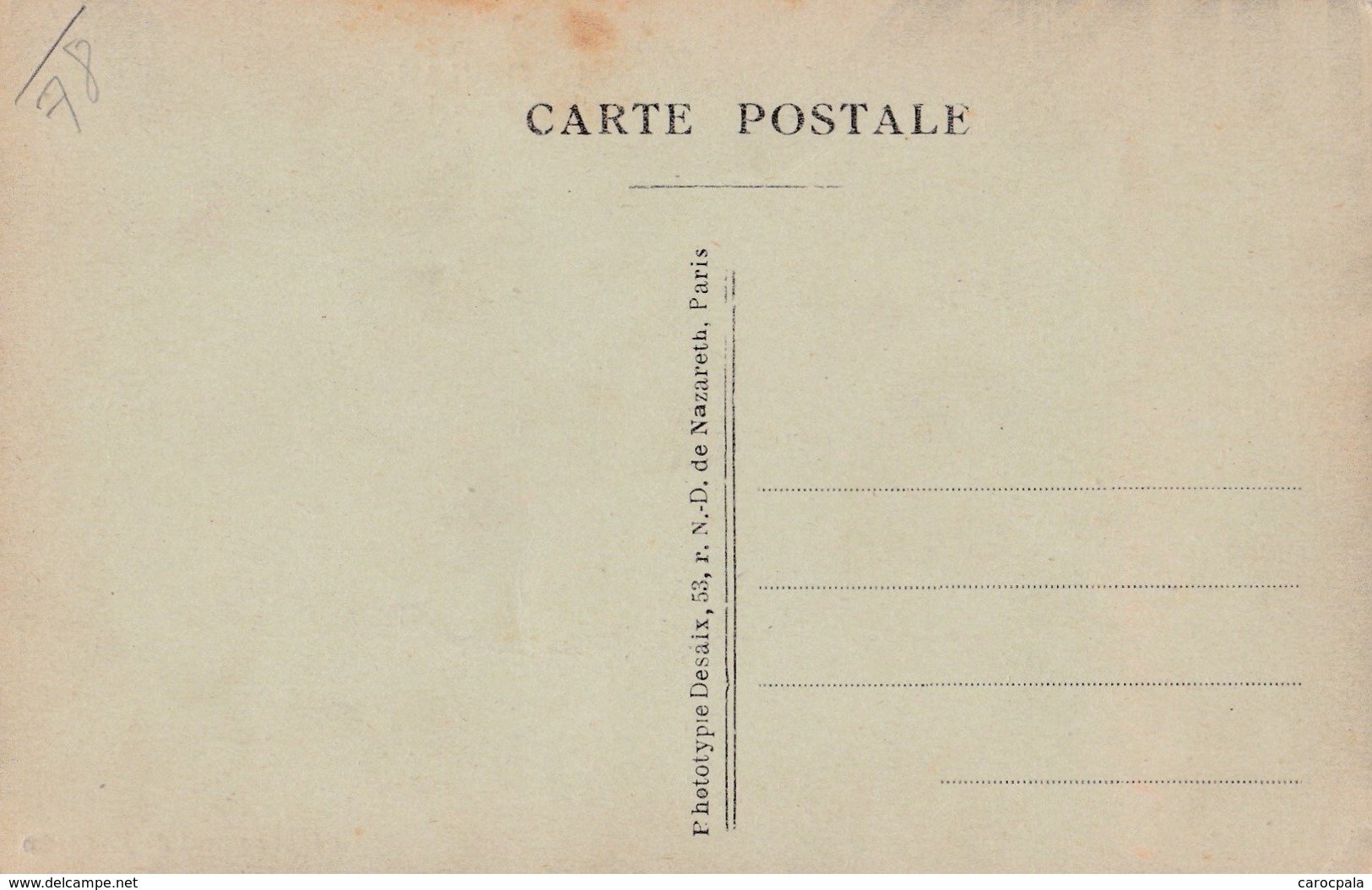 Carte Vers 1920 MEULAN / LA RUE DU FOR (banque , Traction) - Meulan