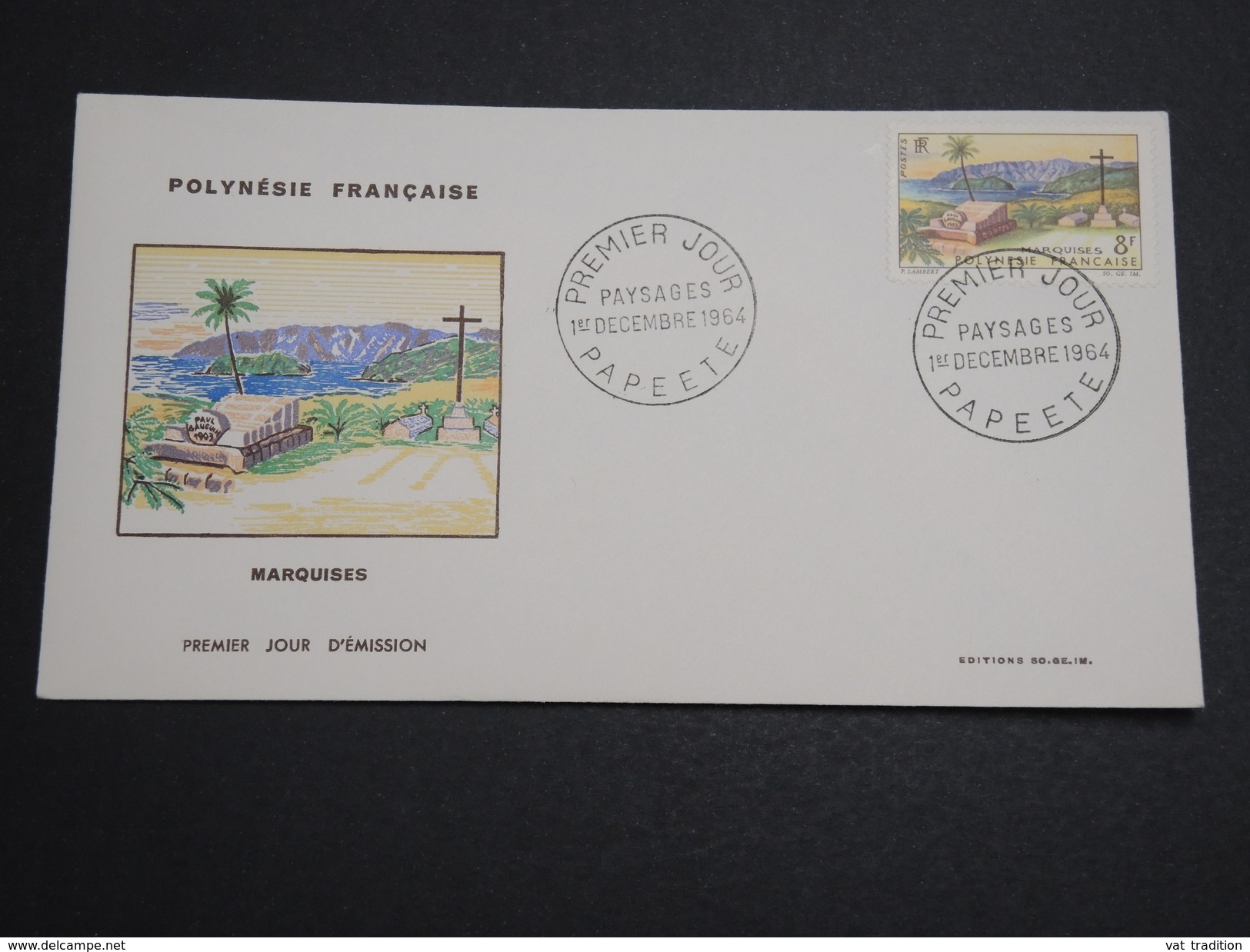 POLYNÉSIE - Enveloppe FDC En 1964 , Marquises - A Voir - L 6012 - FDC