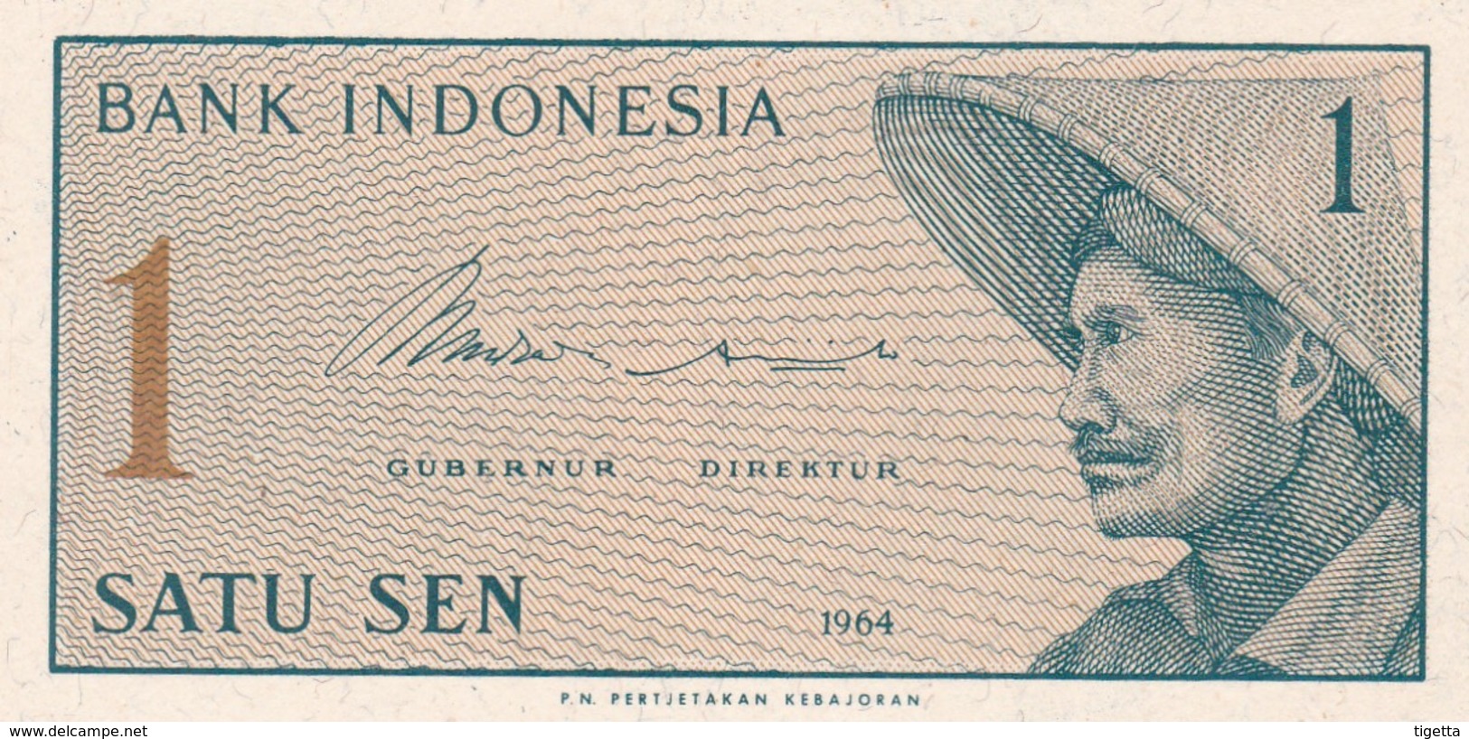 INDONESIA  1 SEN  1964  FDS - Indonesia