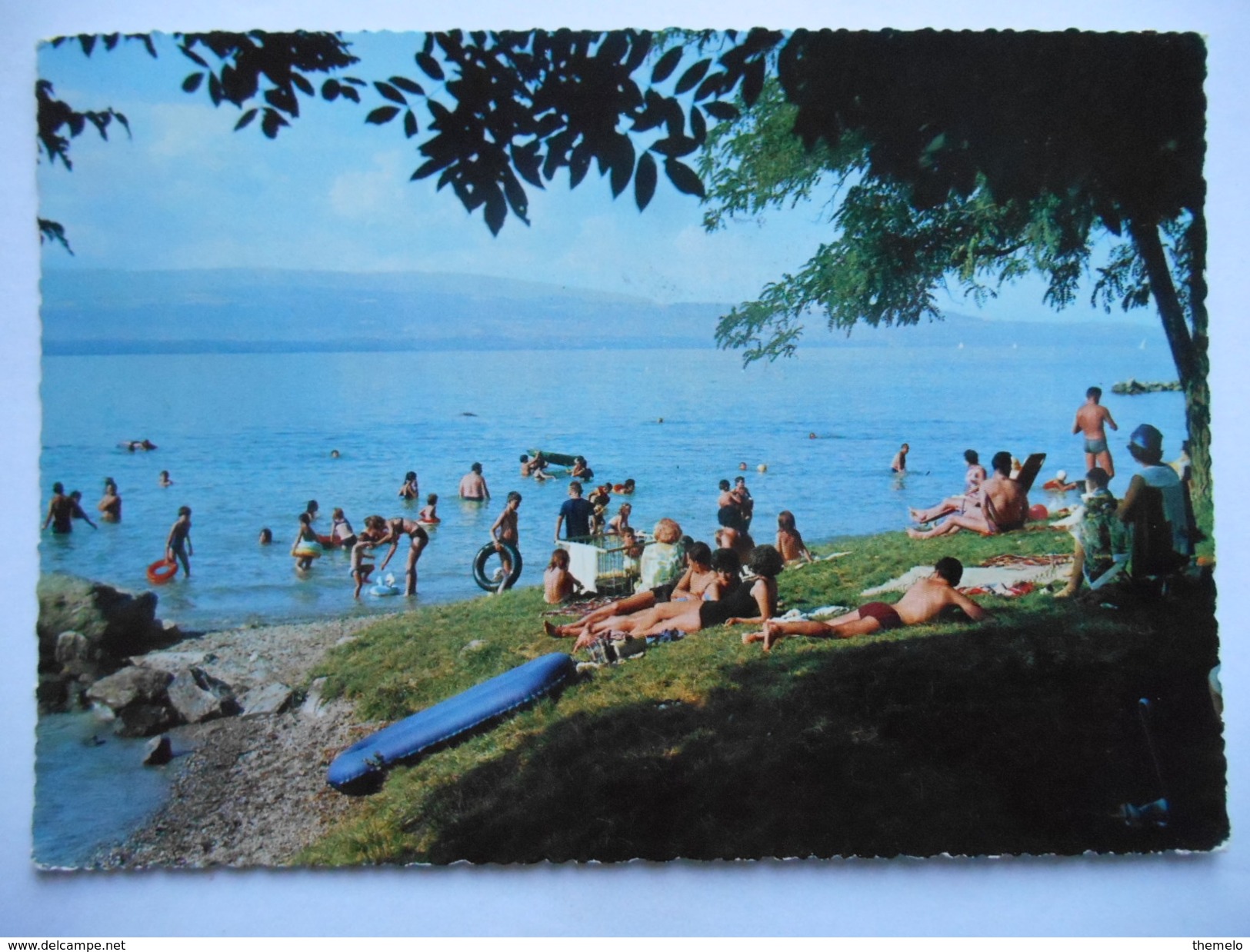 CPSM "Messery - Sur Le Léman Un Agréable Coin De Plage" - Messery