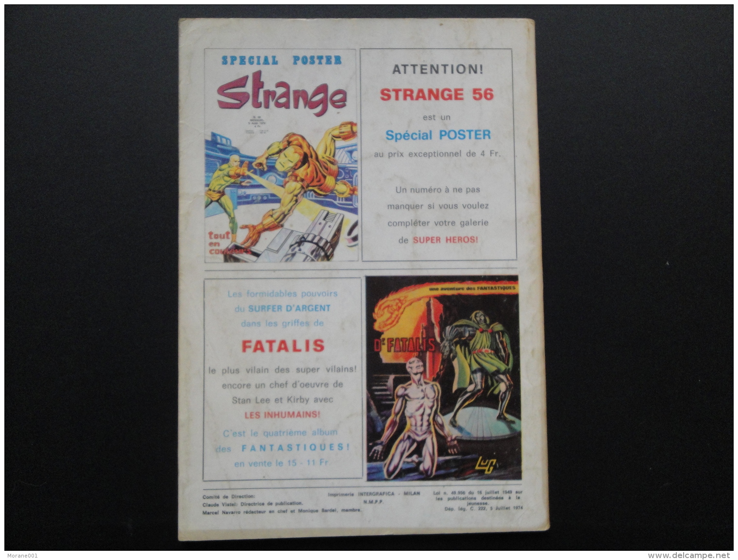 Strange  N° 55  Collection Lug  Bon état - Strange