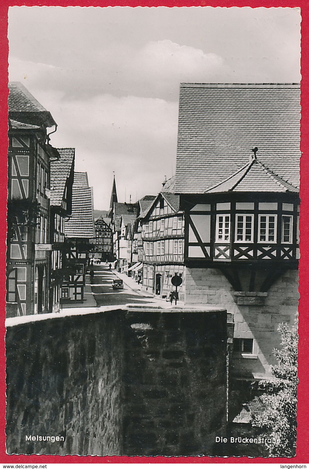 AK Melsungen, Brückenstraße ~ 1959 - Melsungen