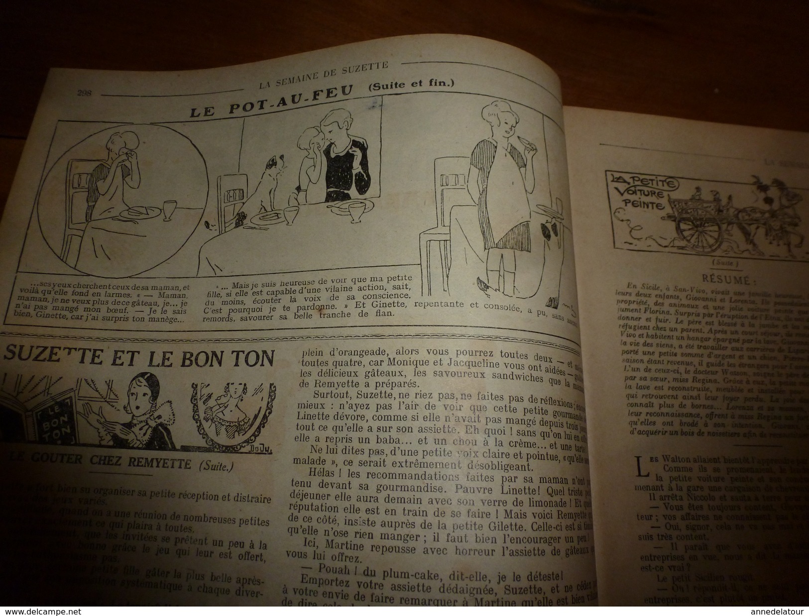 1931 LSDS  Bécassine Fait Du Scoutisme (Pour Obéir à La Loi ); La Kléptomanie De Miss Pattison (Le Mystère Du Collier) - La Semaine De Suzette