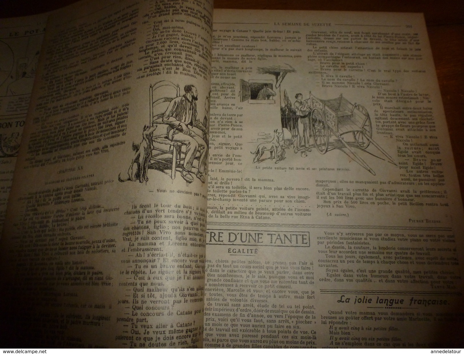 1931 LSDS  Bécassine Fait Du Scoutisme (Pour Obéir à La Loi ); La Kléptomanie De Miss Pattison (Le Mystère Du Collier) - La Semaine De Suzette