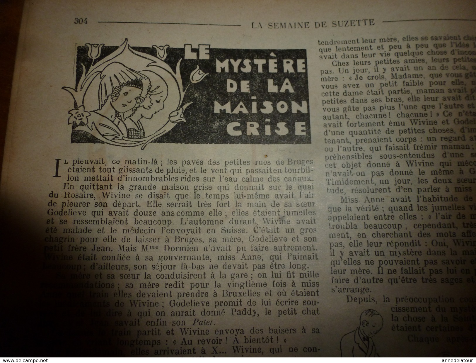 1931 LSDS  Bécassine fait du scoutisme (Pour obéir à la Loi ); La kléptomanie de Miss Pattison (Le mystère du collier)