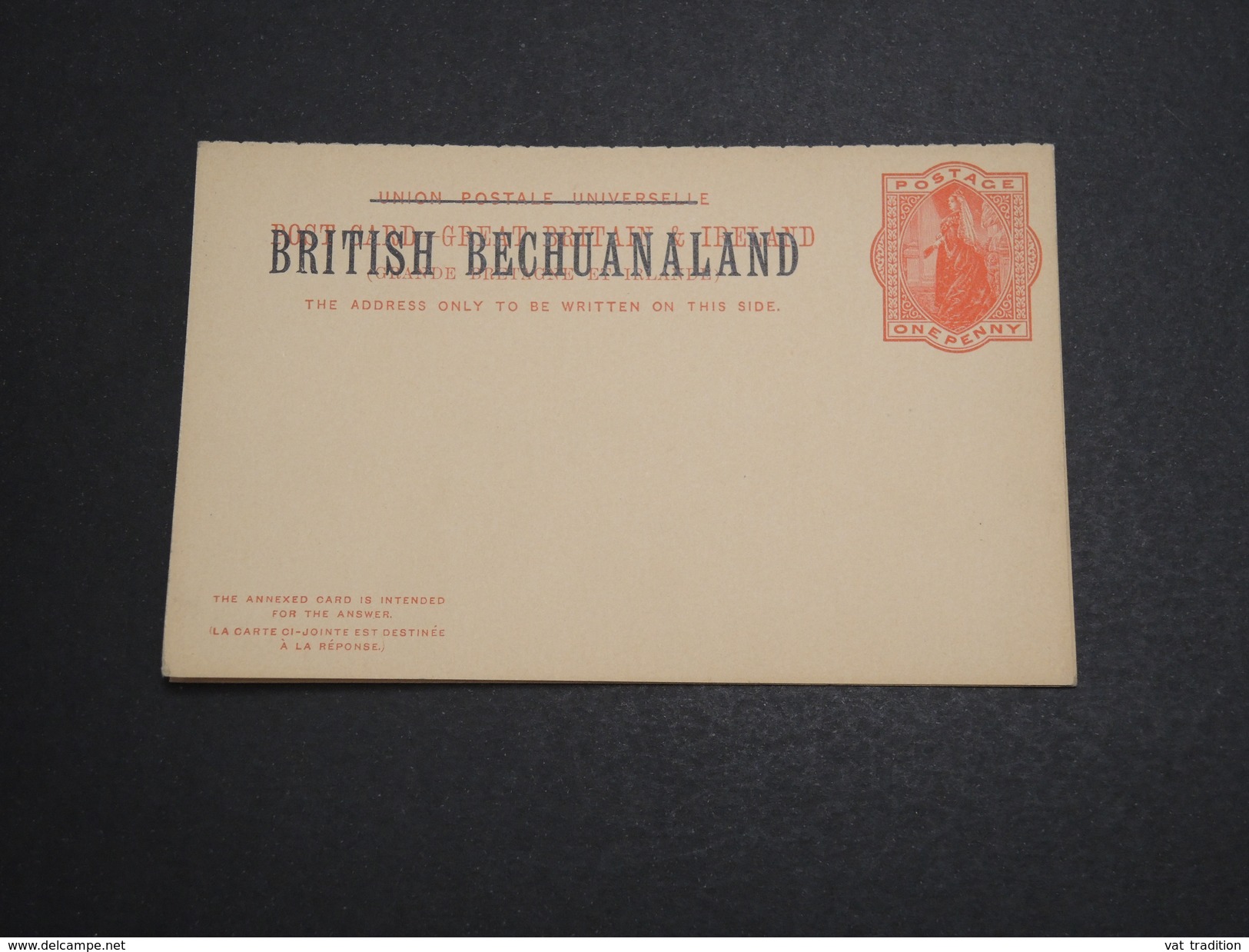 GRANDE BRETAGNE / BECHUANALAND - Entier Postal Surchargé Non Voyagé - A Voir - L 6023 - 1885-1895 Kronenkolonie