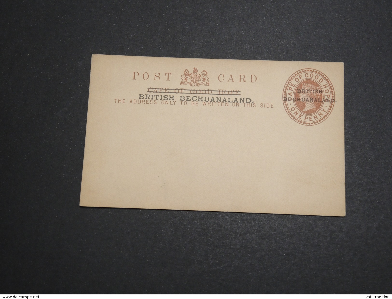 GRANDE BRETAGNE / BECHUANALAND - Entier Postal Surchargé Non Voyagé - A Voir - L 6024 - 1885-1895 Colonia Británica