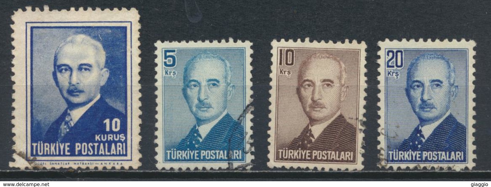 °°° LOT TURCHIA TURKEY - 1946/1948 °°° - Gebruikt