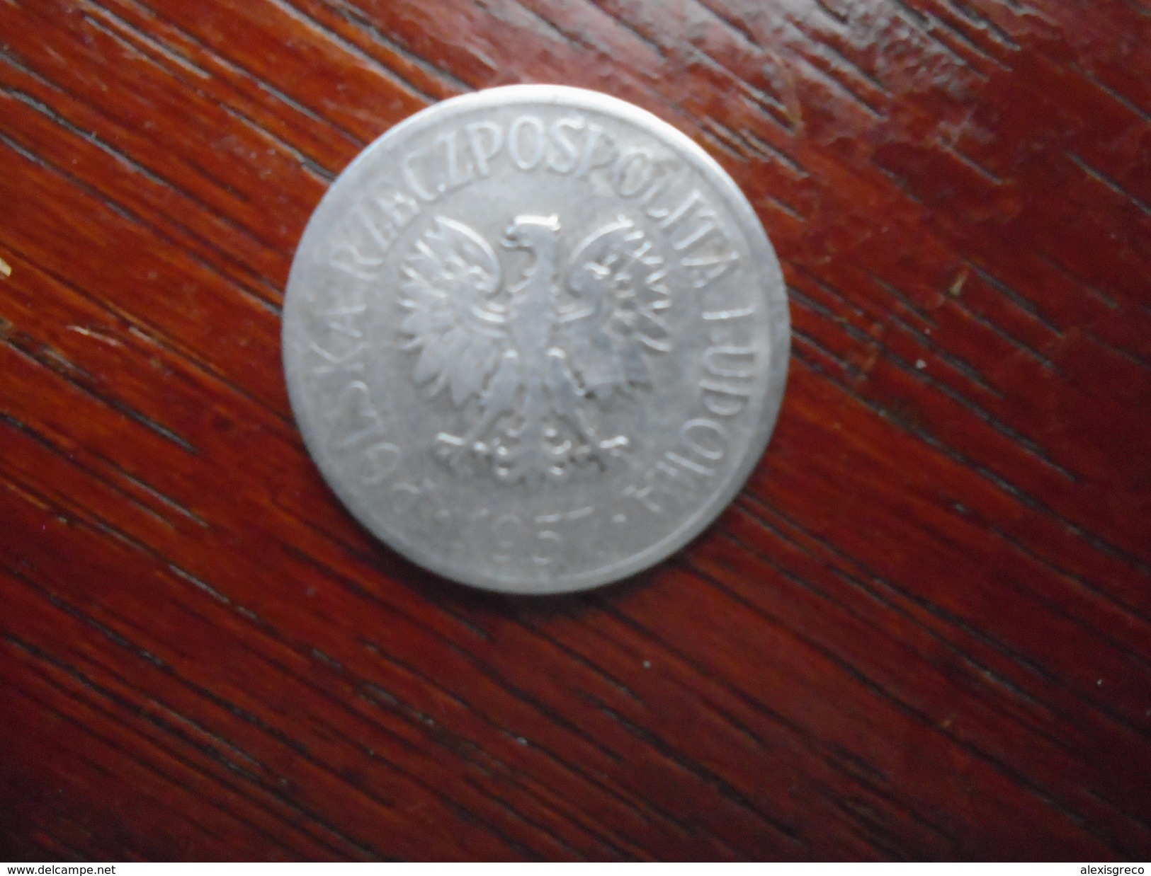 POLAND 1957  FIFTY  GROSZY Aluminium USED COIN In FAIR CONDITION. - Poland