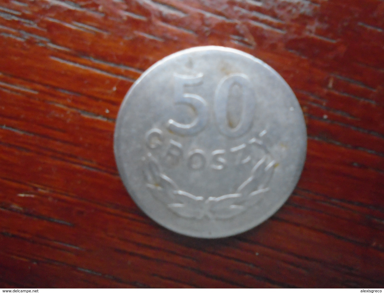 POLAND 1957  FIFTY  GROSZY Aluminium USED COIN In FAIR CONDITION. - Poland