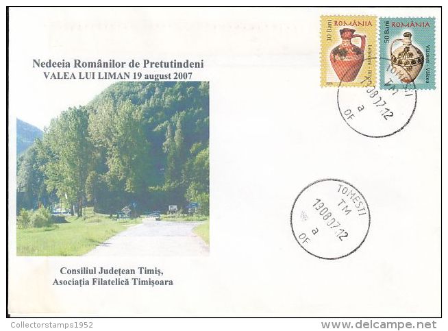 54731- LIMAN'S VALLEY, FOLKLORE FESTIVAL, SPECIAL COVER, 2007, ROMANIA - Covers & Documents