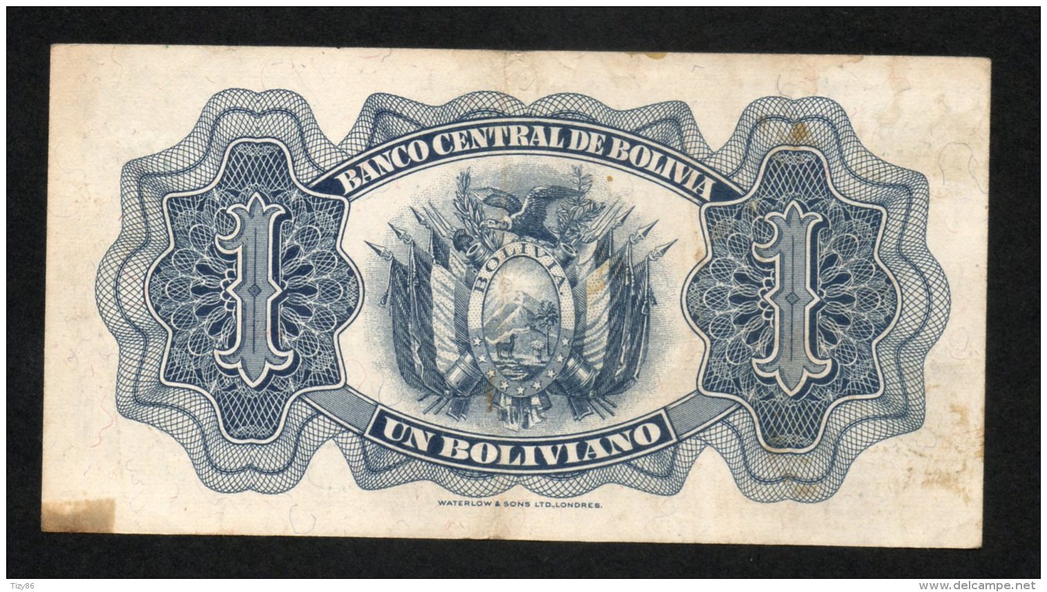 Banconota Bolivia 1 Boliviano 1928 - Bolivia