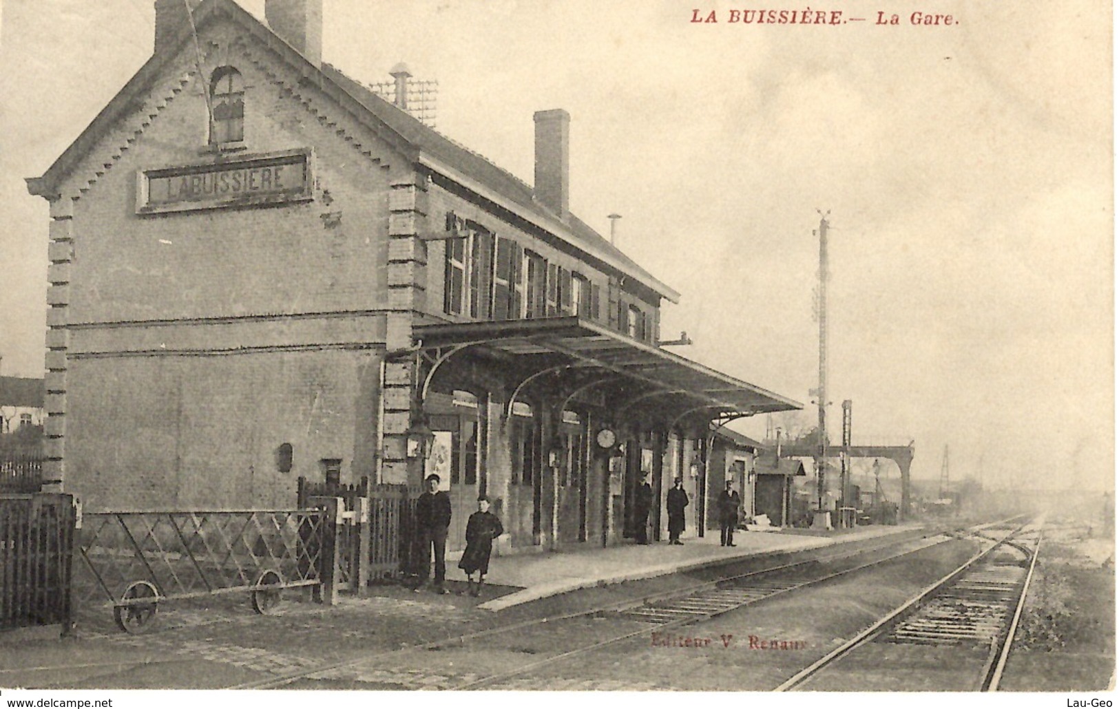 La Buissière (Merbes-le-Château). La Gare - Merbes-le-Château