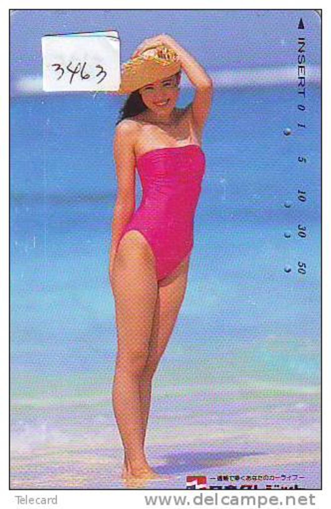 Télécarte Japon EROTIQUE (3463) Lingerie - EROTIC Japan Phonecard - EROTIK - EROTIEK - BATHCLOTHES * NU FEMME NUE * NUDE - Mode