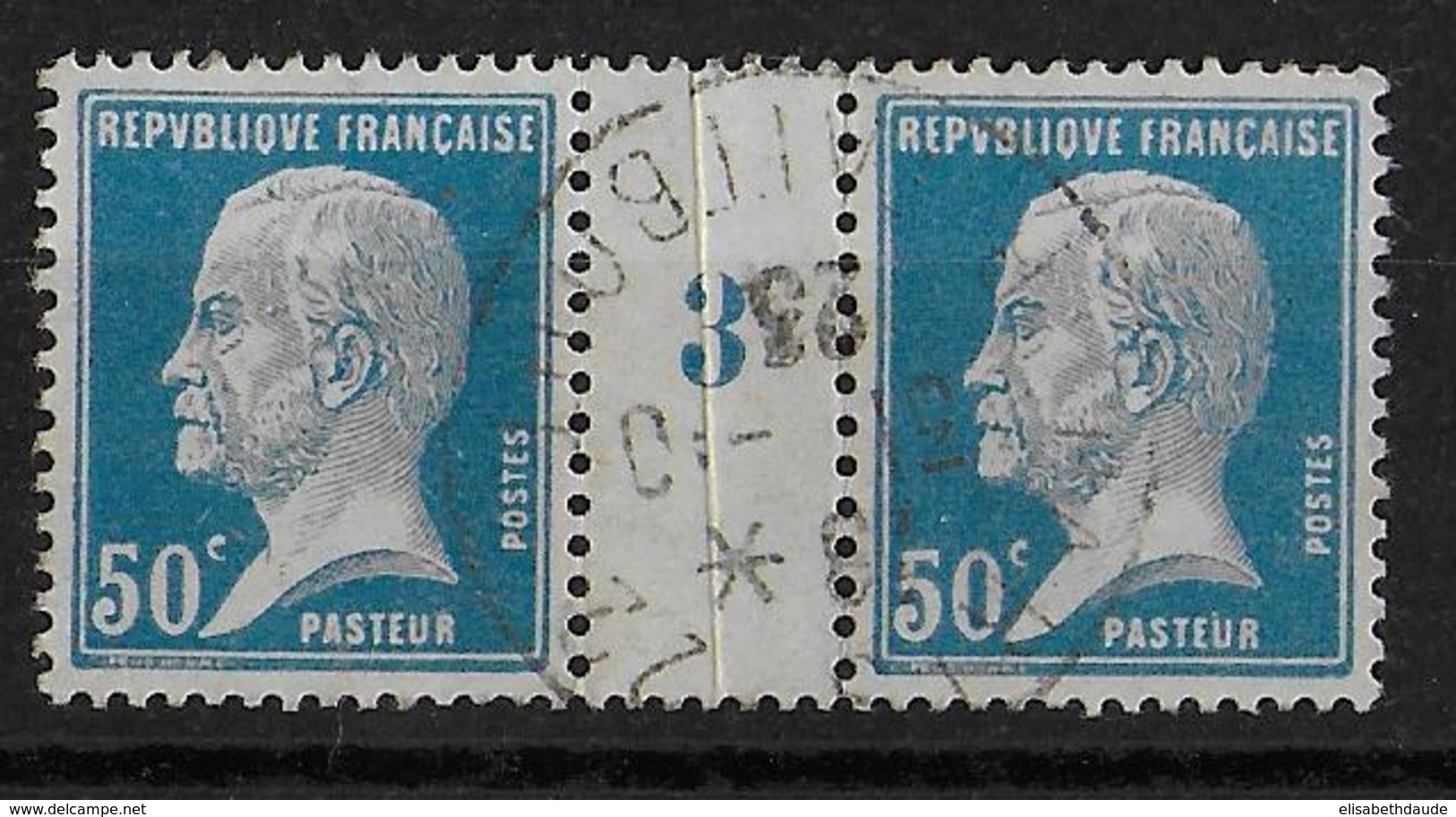 PASTEUR YVERT N°176 MILLESIME 1923 OBLITERE ! - Millésimes