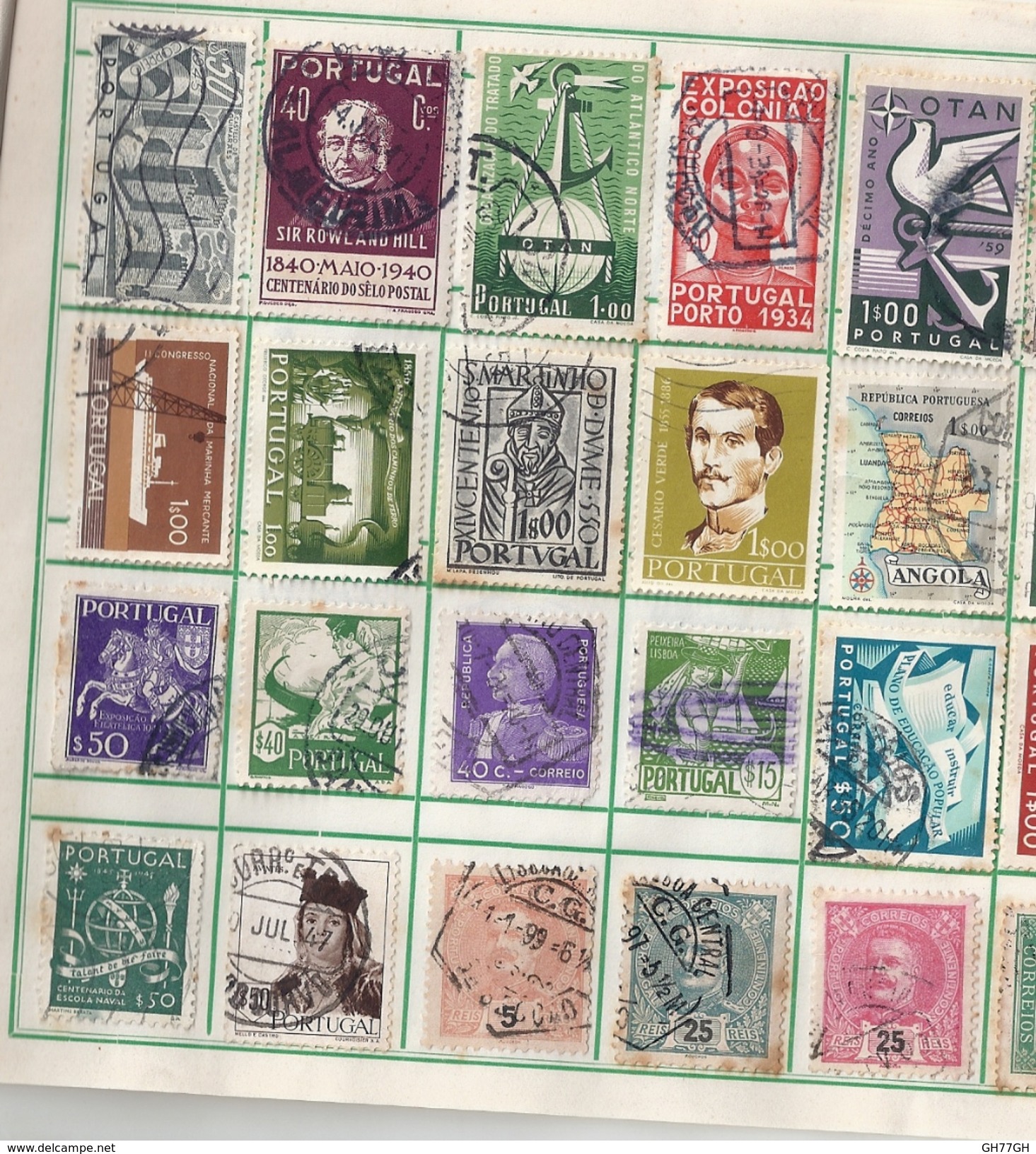 Lot De Timbres Du Portugal (96) - Collections