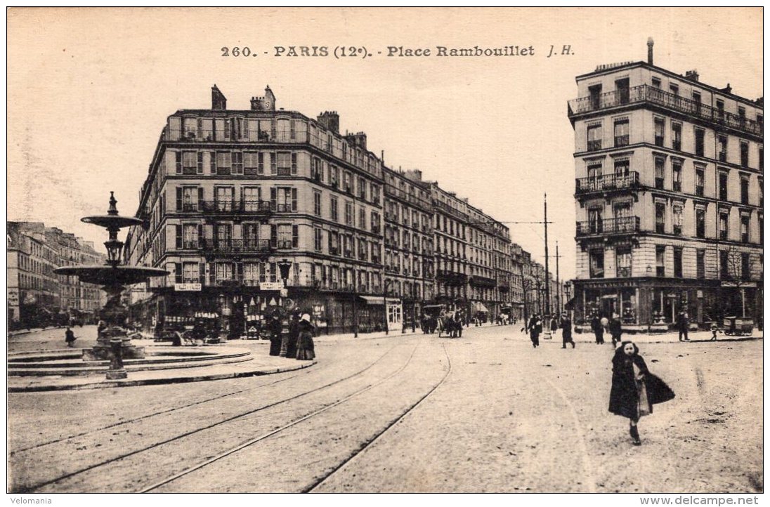 V6179 Cpa 75 Paris - Place Rambouillet - Arrondissement: 12