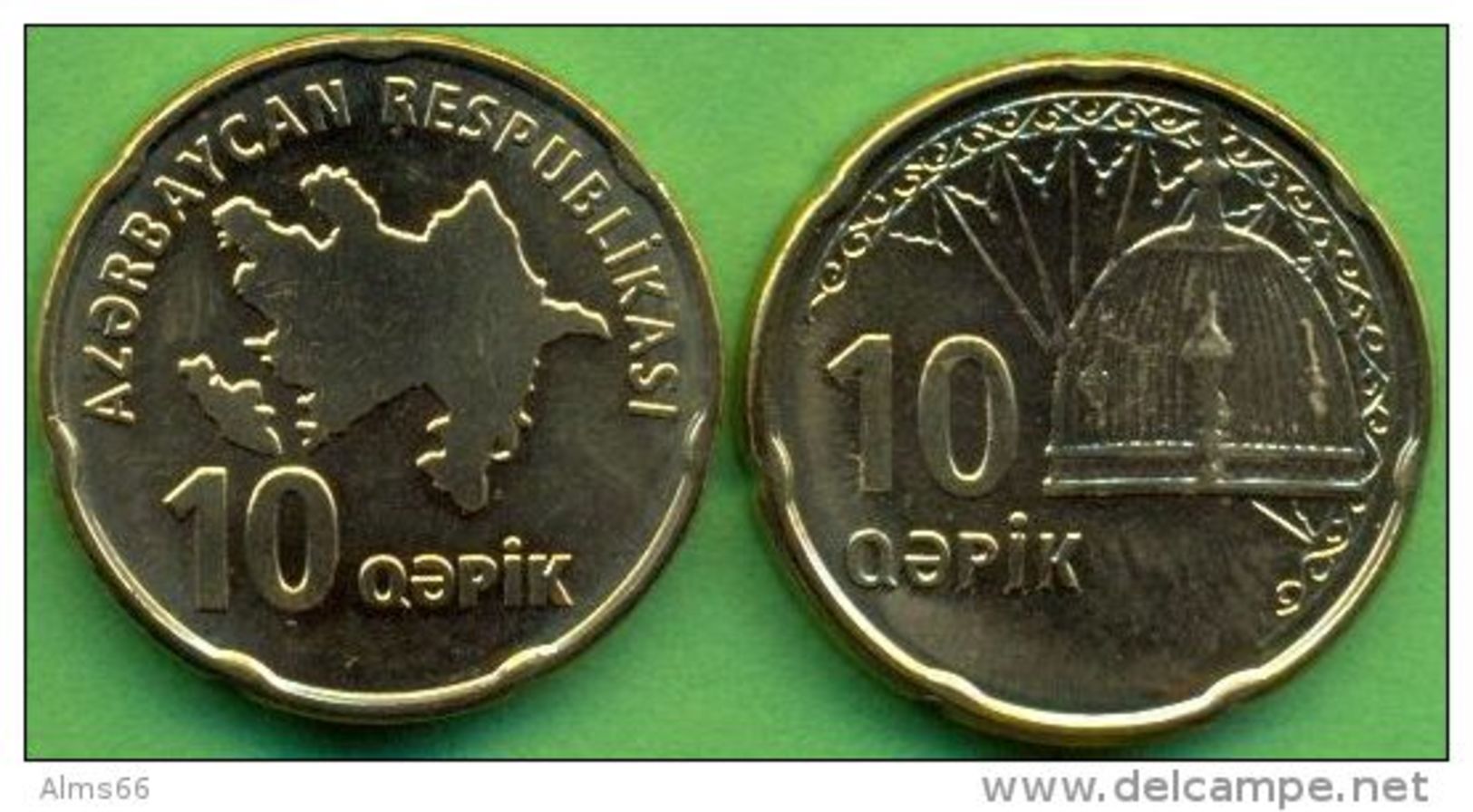 Azerbaijan 2006 (ND) 10 Qapik Coin KM#42 UNC / BU !!! - Azerbaigian