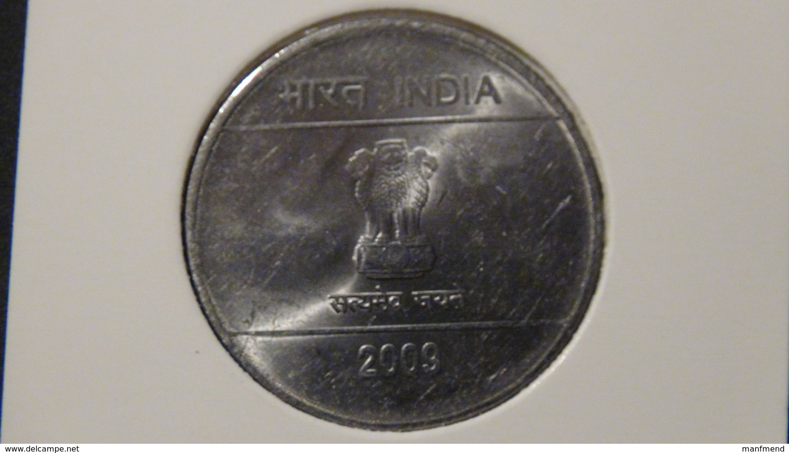 India - 2009 - 2 Rupien - KM 327 - W/o Mintmark - Calcutta - VF - Indien