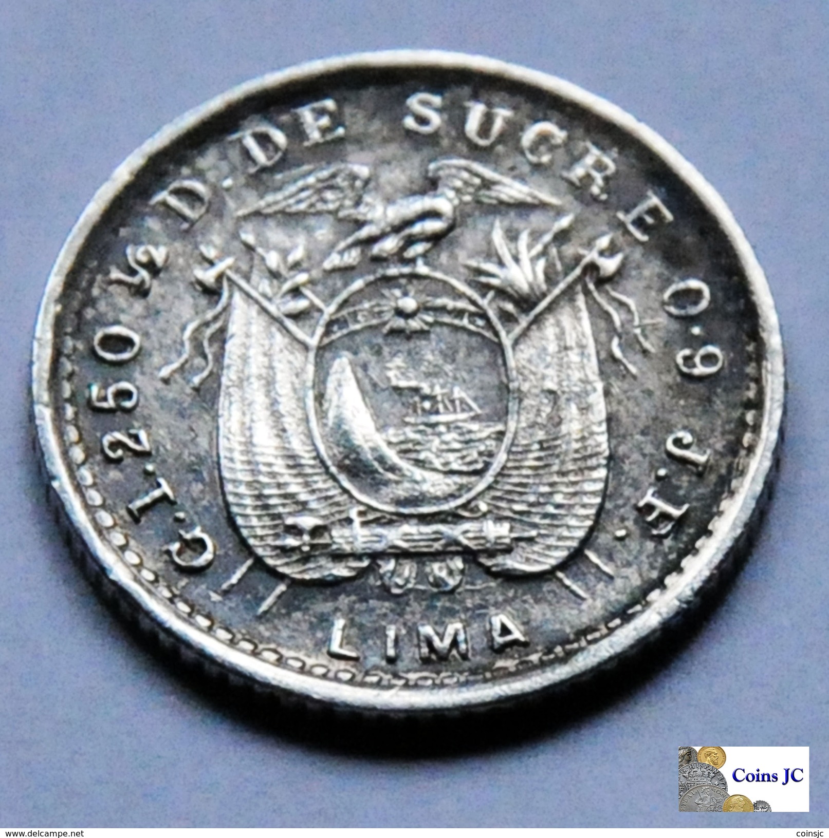 Ecuador - 1/2 Décimo De Sucre - 1905 - Ecuador