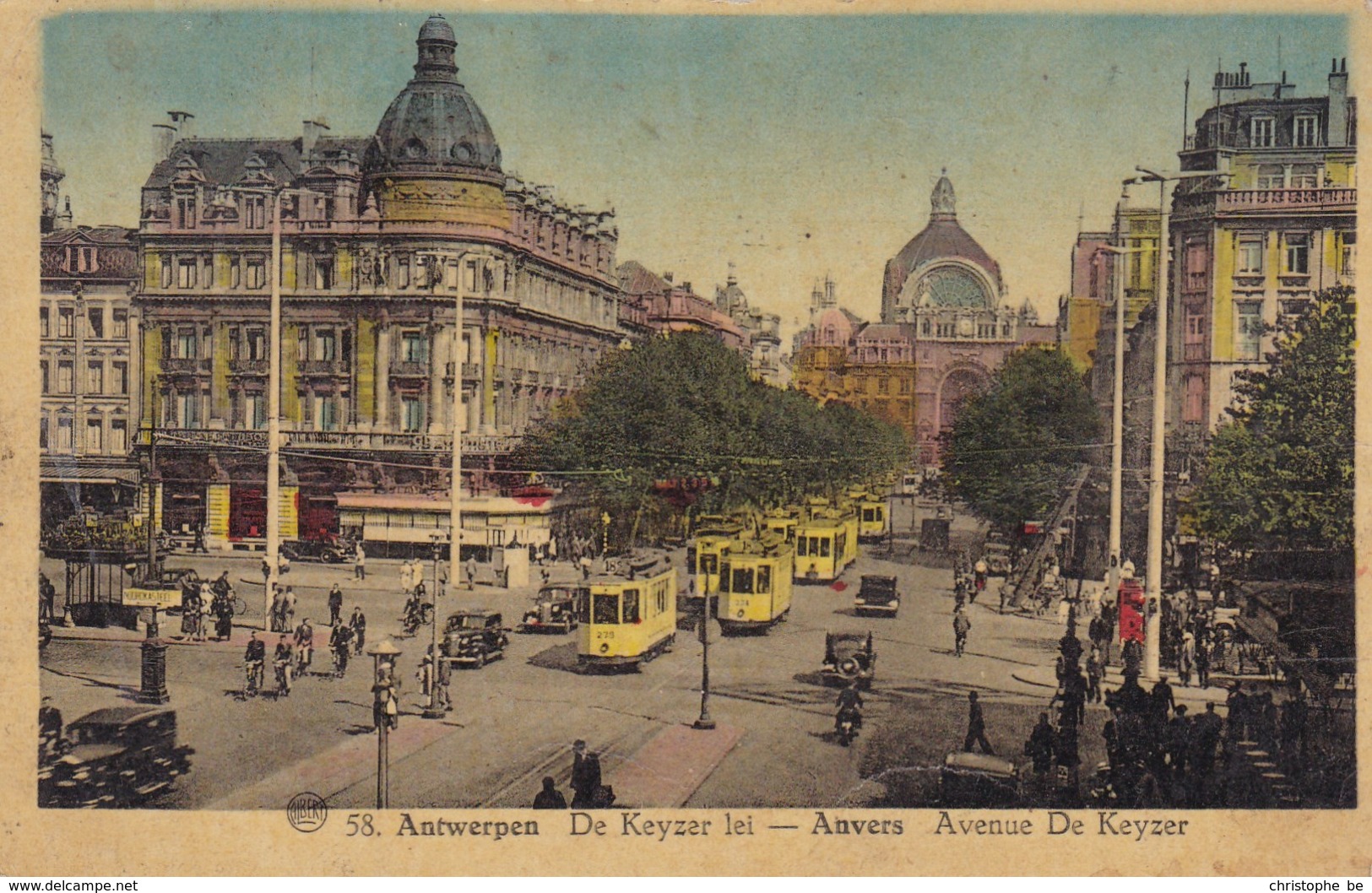 Antwerpen, De Keyzer Lei, Veel Trams, Tram, Tramway (pk33052) - Antwerpen