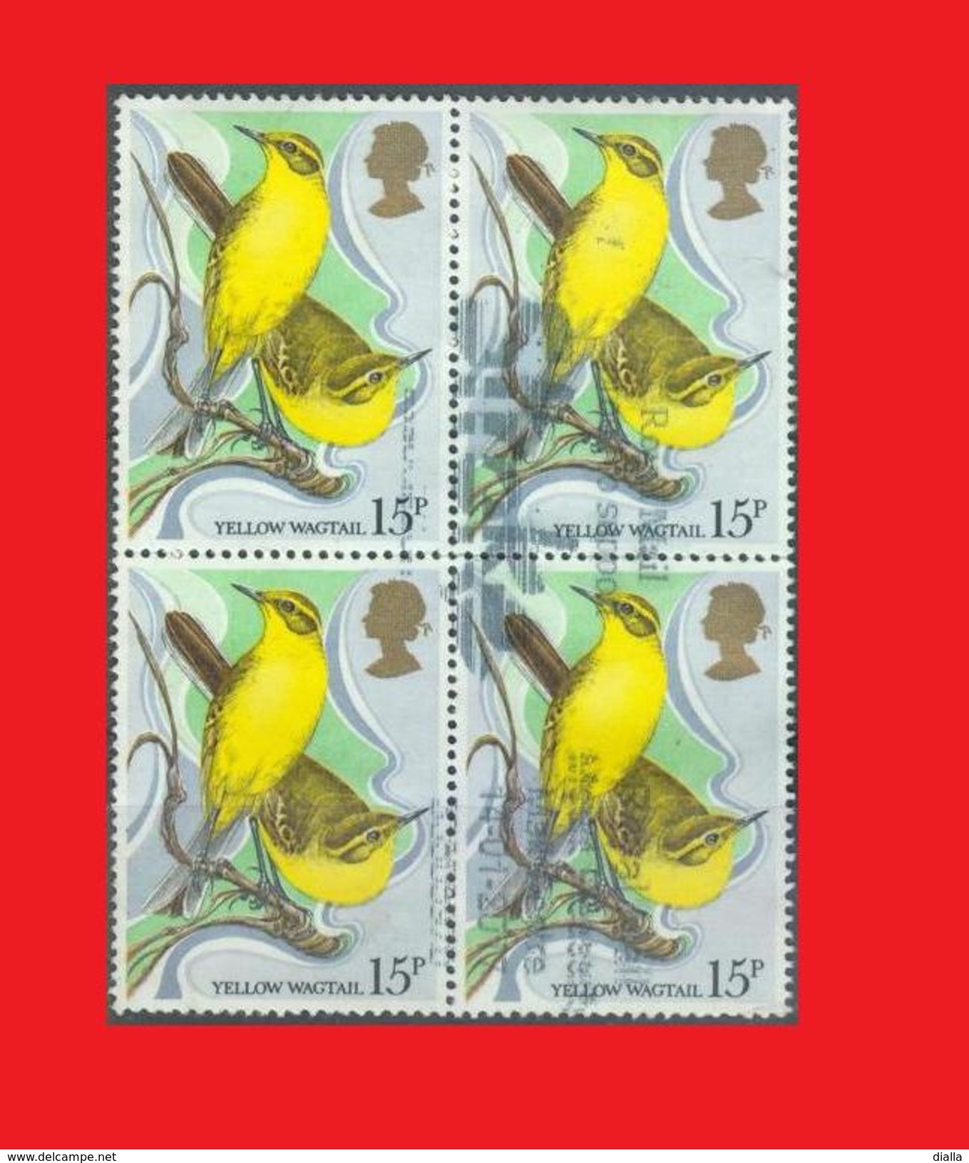 GB UK 1980, Yellow Wagtail /  Bergeronnette Printanière Bird Oiseau - Fine Used - Passereaux