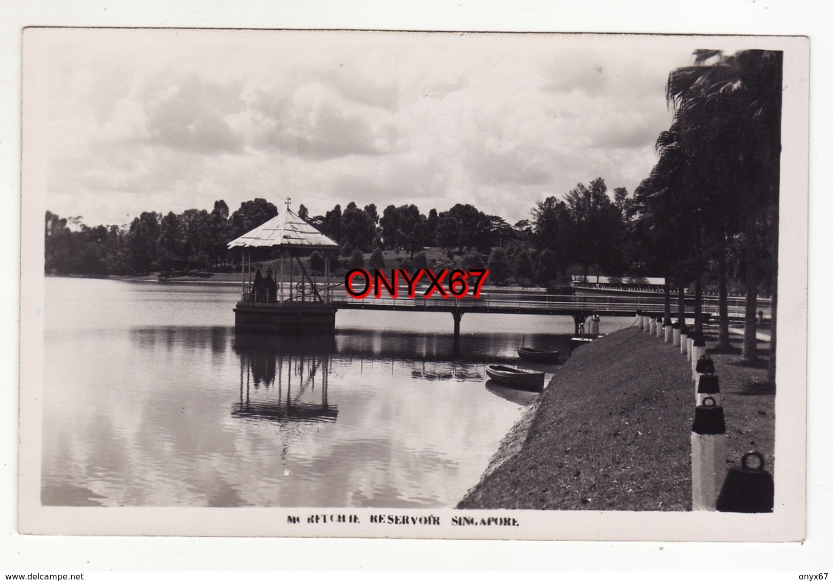 Carte Postale Photo SINGAPOUR-SINGAPORE (Asie-Asia-Asien)  Mcritchie Reservoir - Singapour