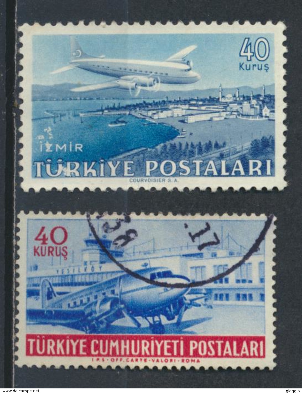 °°° TURCHIA TURKEY - Y&T N°15/28 PA - 1949/1954 °°° - Gebraucht