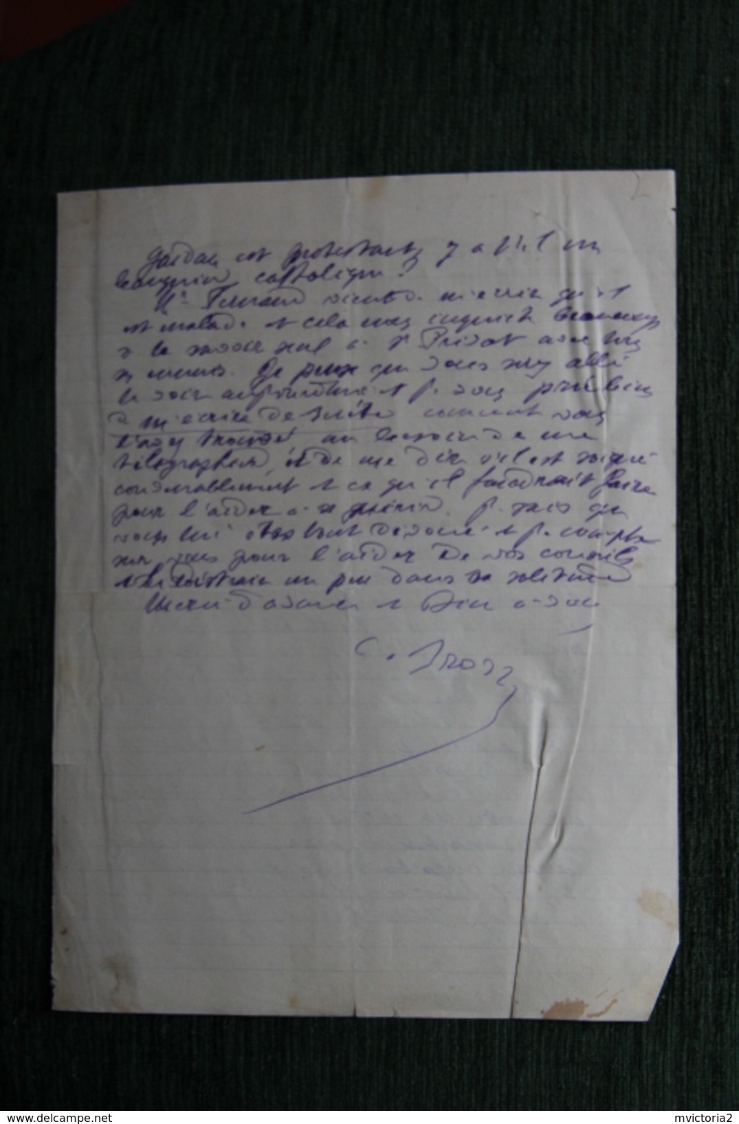 Lettre Ancienne  - ST ETIENNE - Velours à L'Epingle, BROSSY , BALOUZET Et Cie. - 1900 – 1949