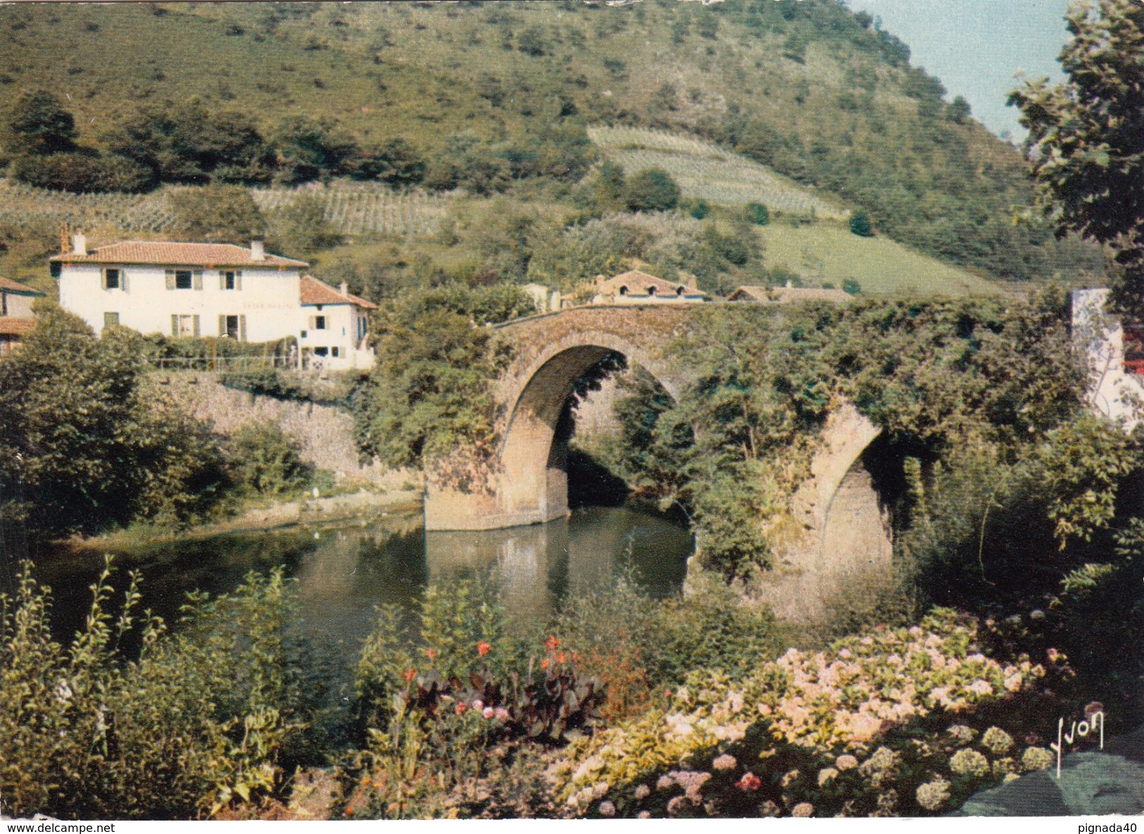 G , Cp , 64 , BIDARRAY , Le Pont Noblia Sur La Nive - Bidarray