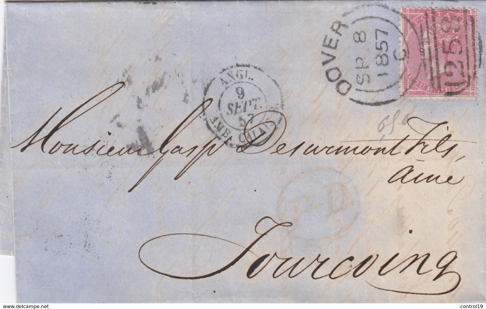 BELLE LETTRE A DESTINATION DE LA FRANCE - Lettres & Documents