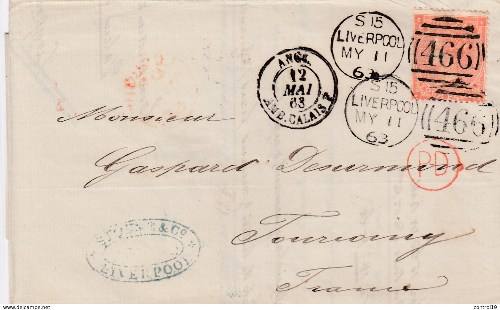 BELLE LETTRE A DESTINATION DE LA FRANCE - Lettres & Documents