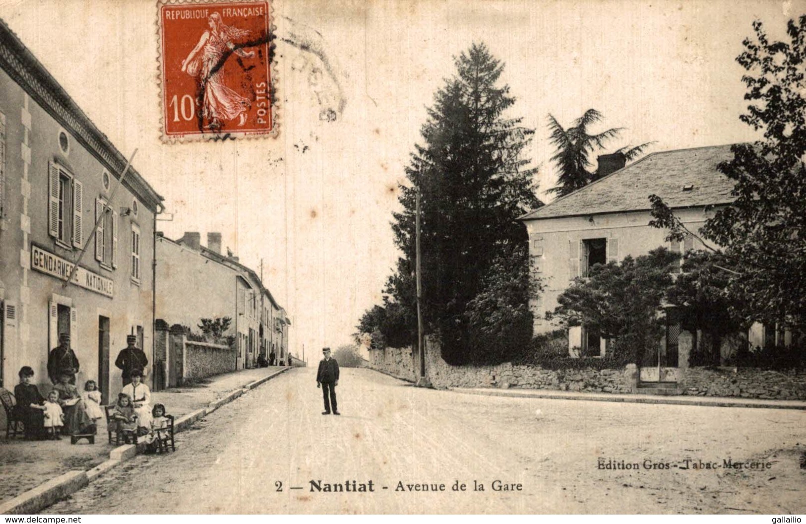 NANTIAT AVENUE DE LA GARE GENDARMERIE NATIONALE - Nantiat