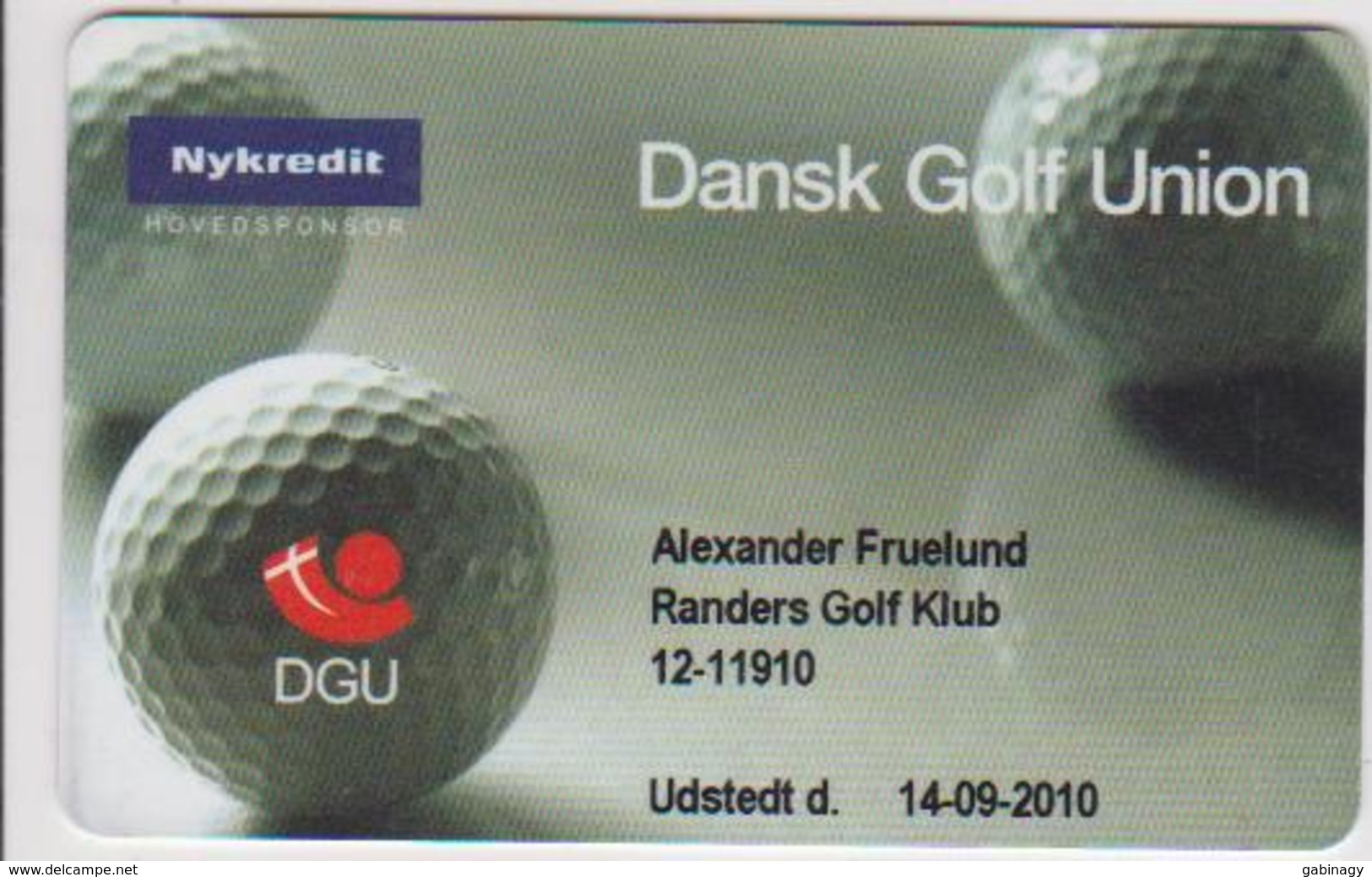 NO PHONECARD - DENMARK - DANSK GOLF UNION - Other & Unclassified