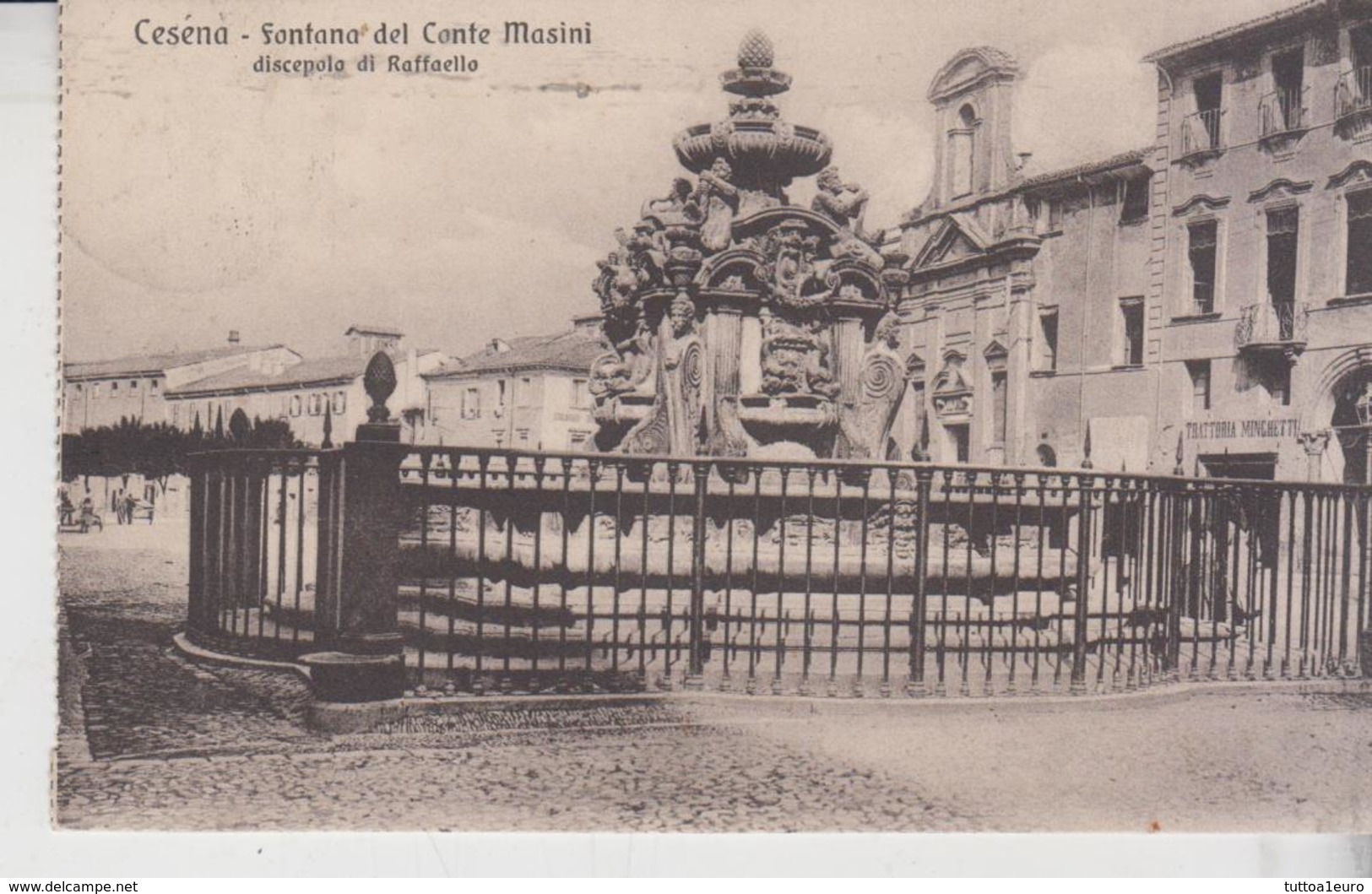 Cesena Fontana Del Conte Masini Discepolo Di Raffaello  1916 - Cesena