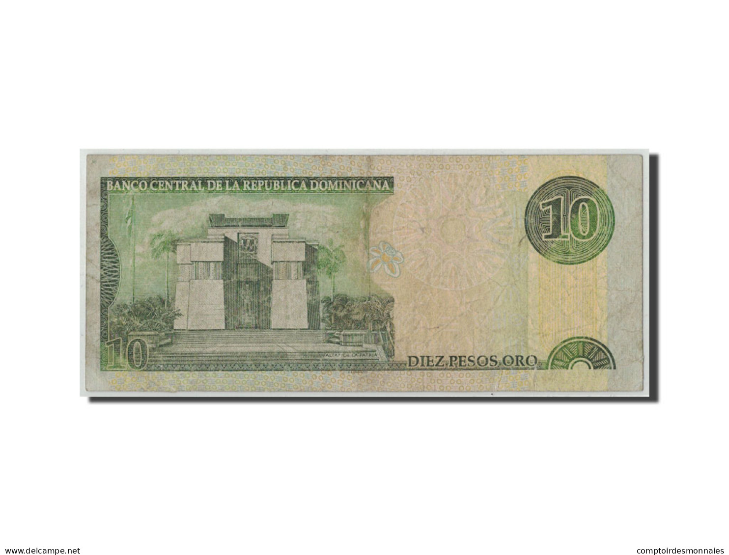 Billet, Dominican Republic, 10 Pesos Oro, 2000, KM:159a, TB - Dominicana