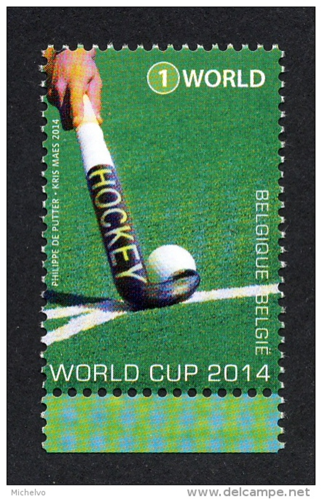 Belg. 2014 - COB N° 4421 ** - Hockey World Cup - Unused Stamps