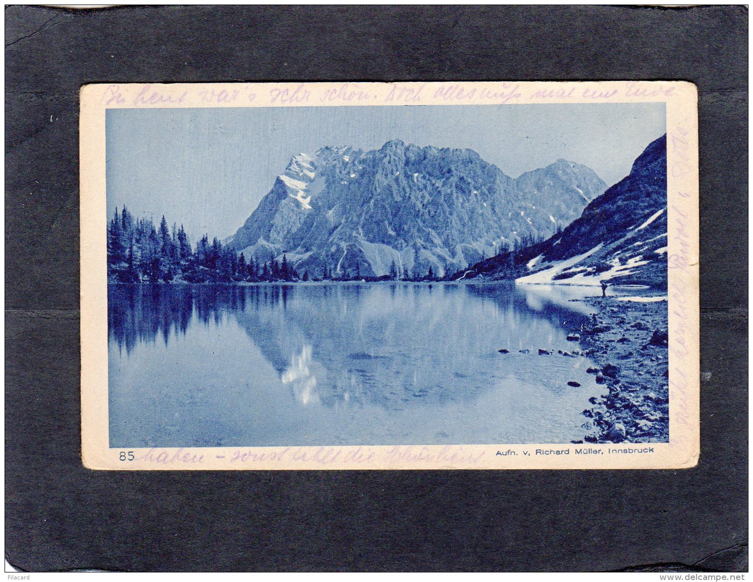 67073   Austria,  Seebensee Mit  Zugspitze,  VG  1924 - Reutte