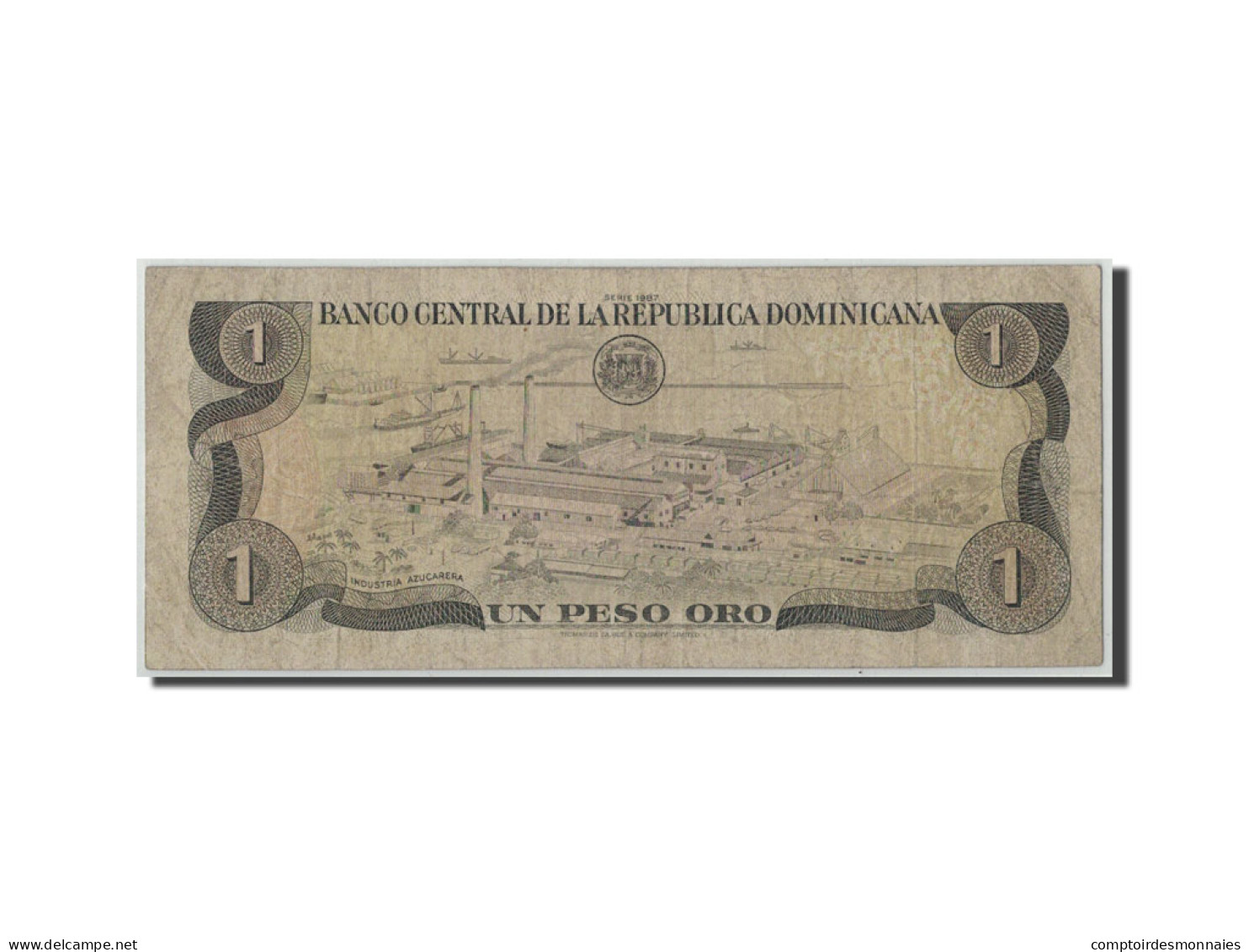 Billet, Dominican Republic, 1 Peso Oro, 1987, KM:126b, B - Dominicana