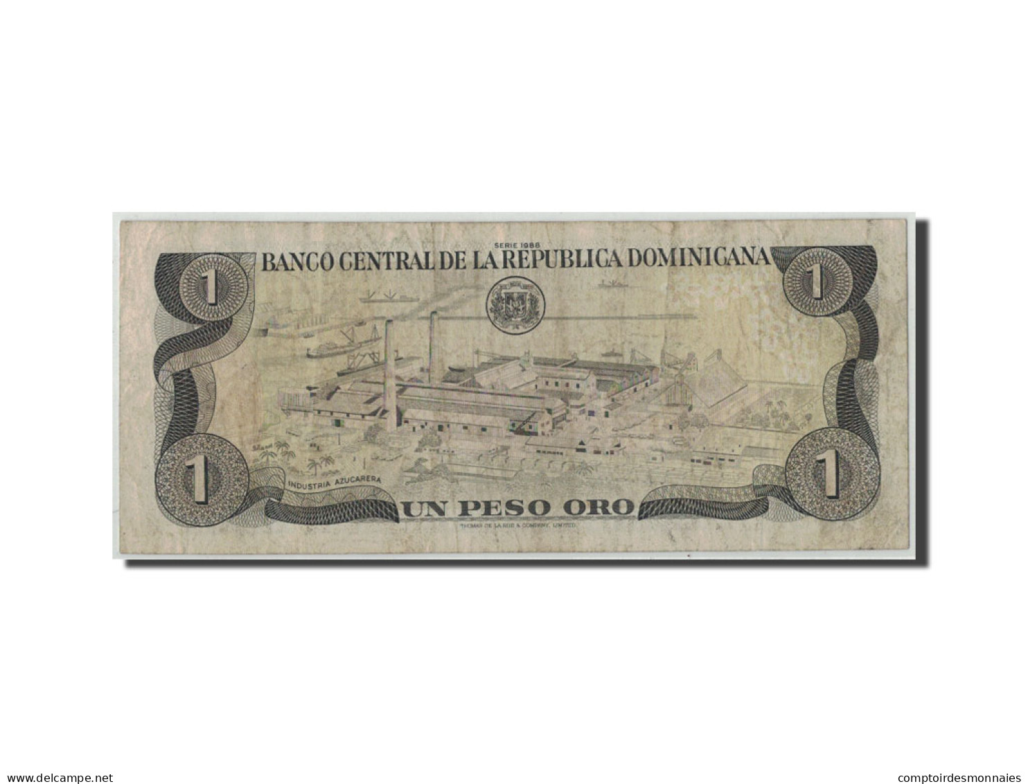 Billet, Dominican Republic, 1 Peso Oro, 1988, KM:126c, B+ - Dominicana