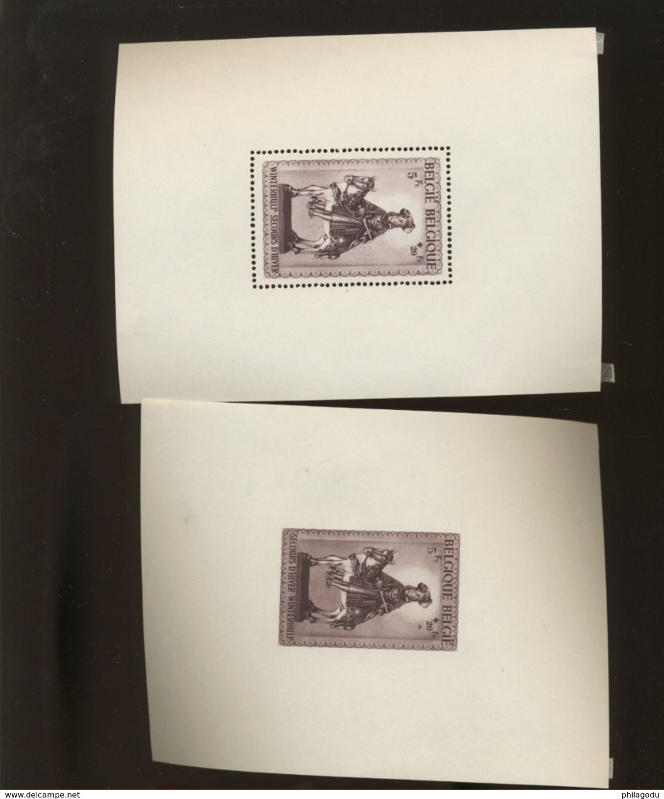 collection BELGIQUE 1920 à 1953  neufs avec charnière  cote + 700 euros