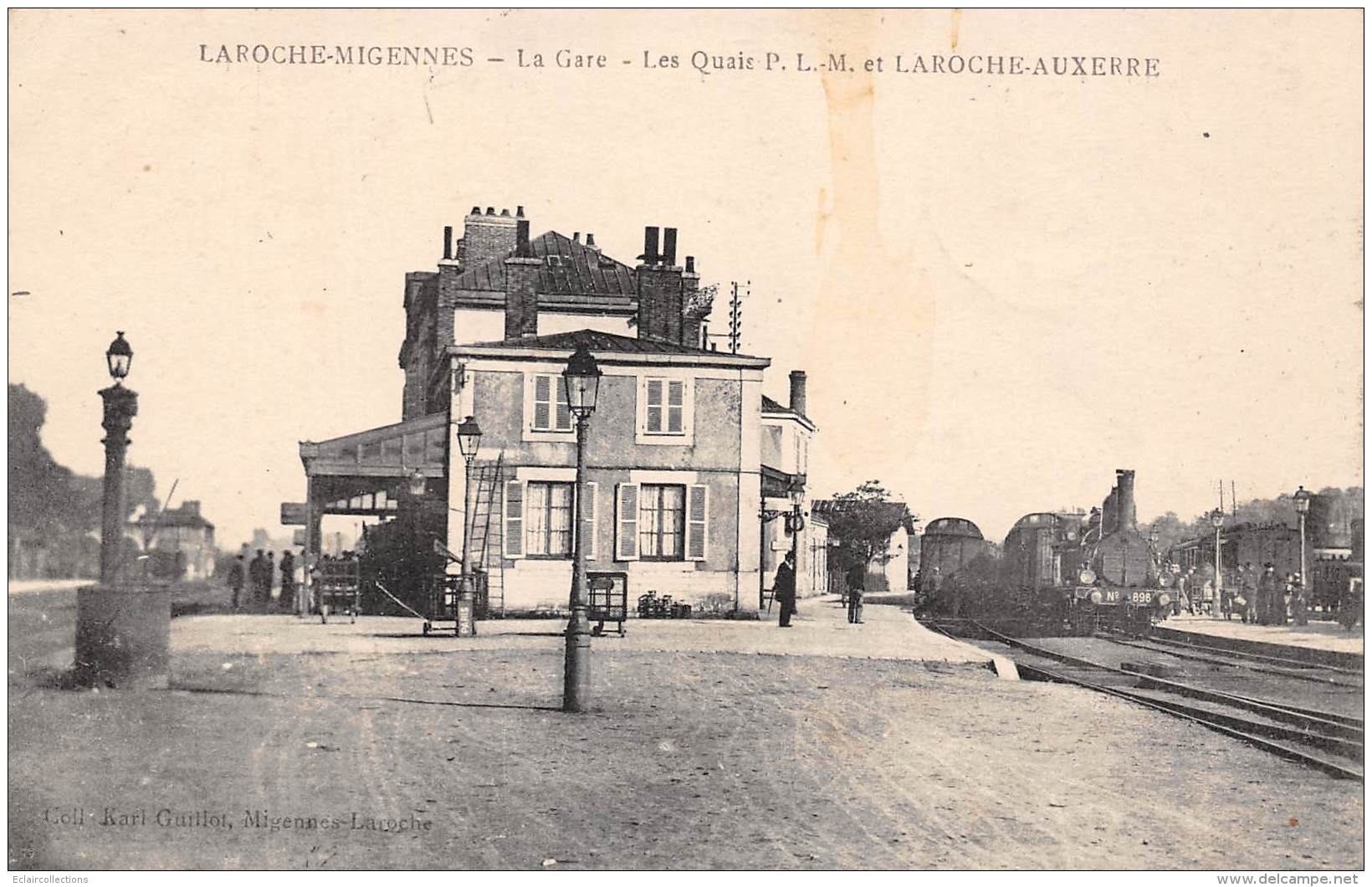Laroche-Migennes     89         La Gare.  Quai Du P.L.M            (voir Scan) - Other & Unclassified