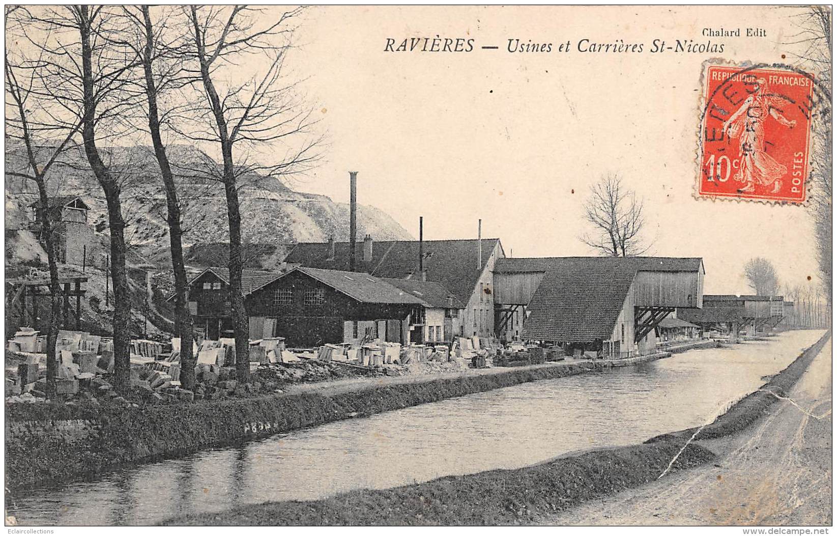 Ravières     89         Usines Et Carrières  St Nicolas                (voir Scan) - Other & Unclassified