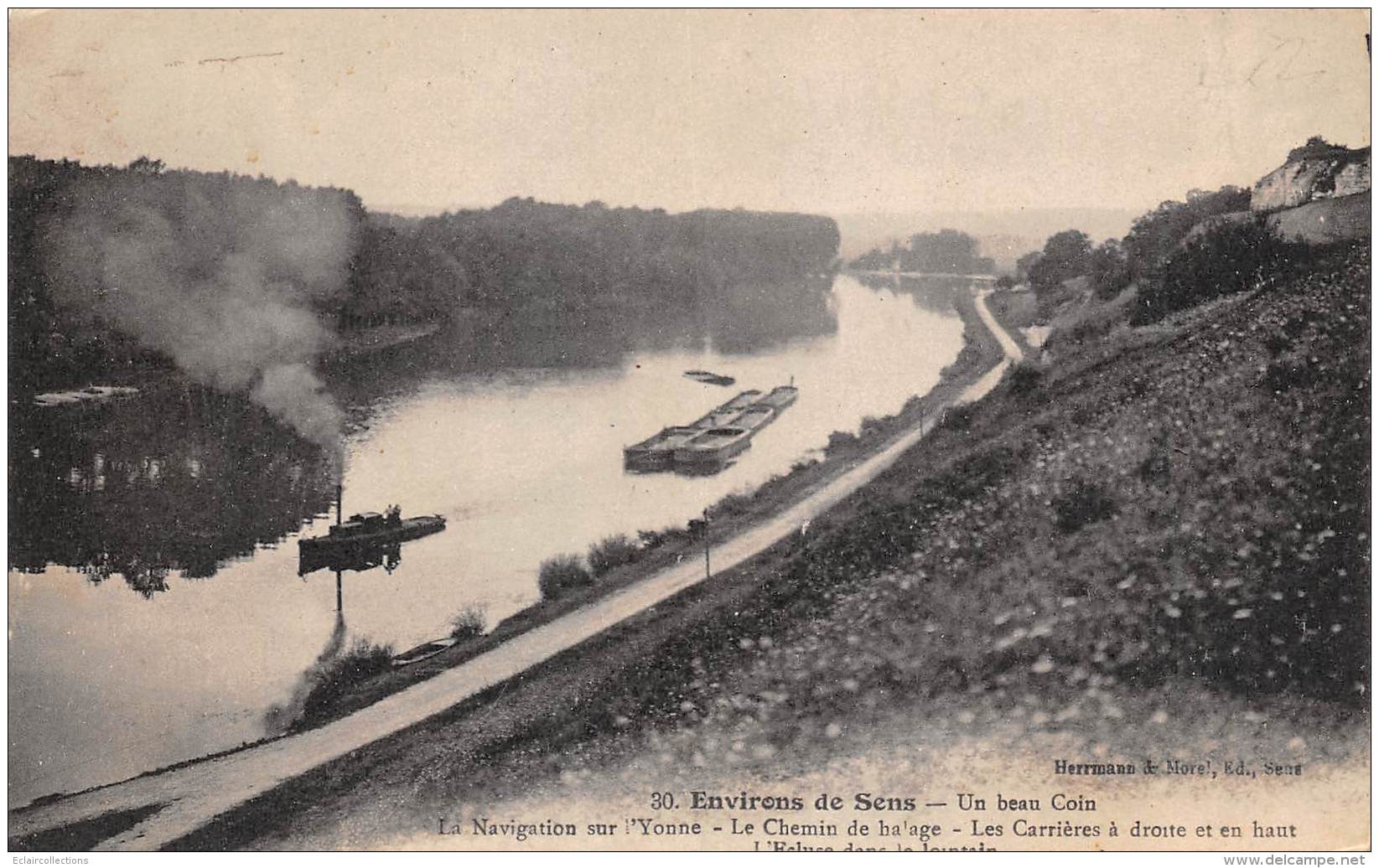 Ravières     89        Canal De Bourgogne.  Un Bon Coin        (voir Scan) - Other & Unclassified