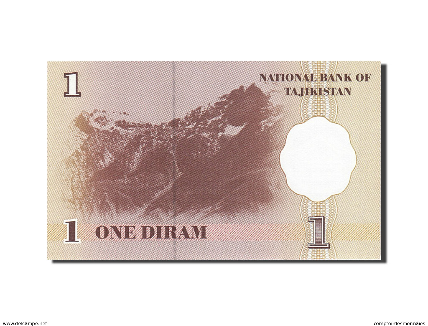 Billet, Tajikistan, 1 Diram, 1999, 1999, KM:10a, NEUF - Tajikistan