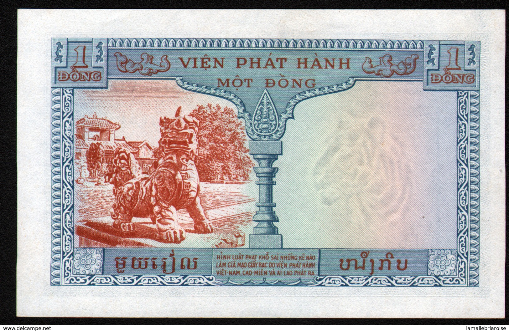 INDOCHINE, ETATS DU CAMBODGE DU LAOS ET DU VIETNAM - BILLET DE 1 PIASTRE - Indochina