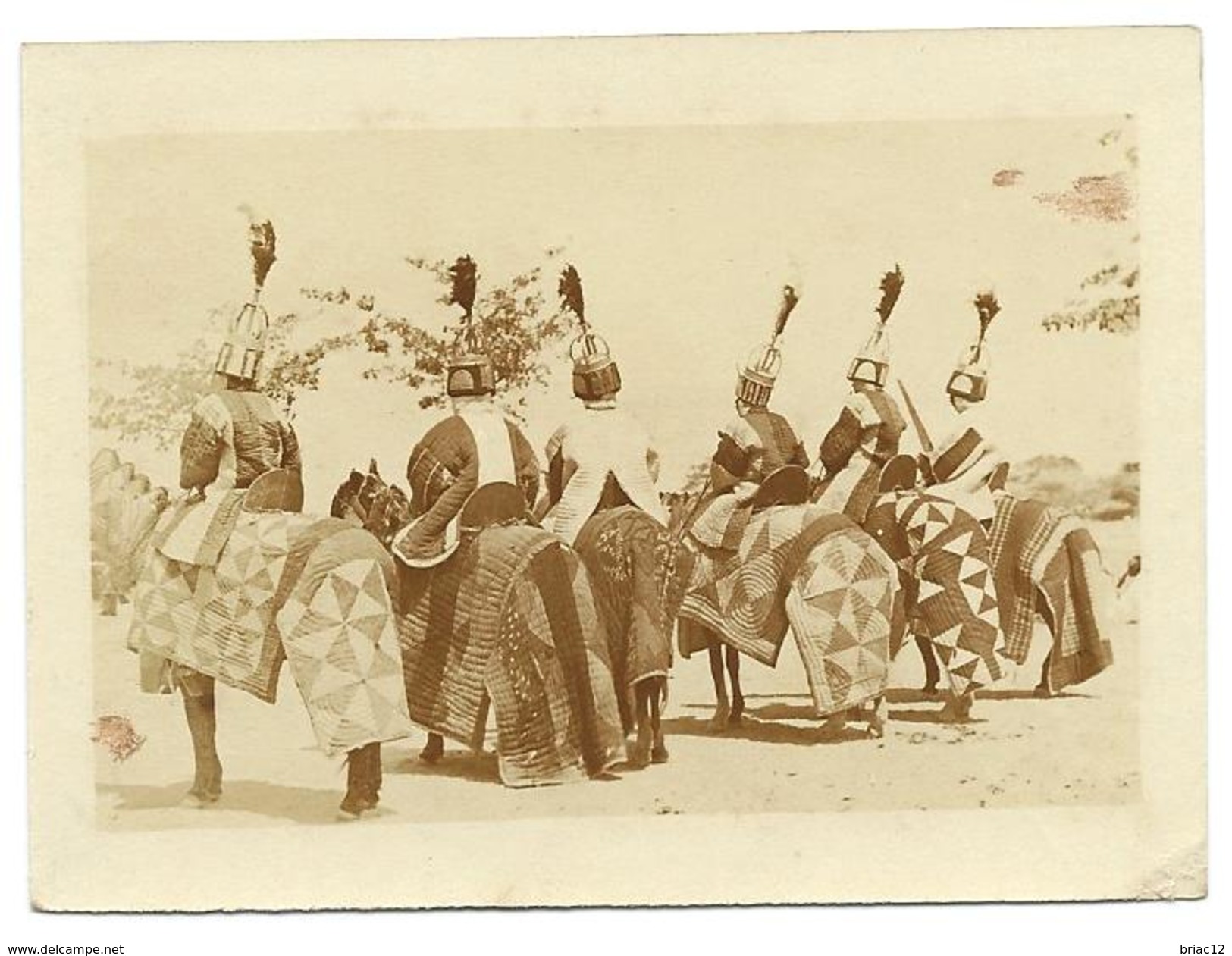 NIGER - Dosso  "cavaliers D´escorte Du Djerma-koï (Roi Des Djermas)",  Photo Originale - Africa