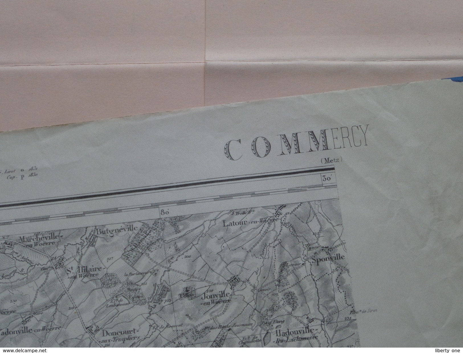 COMMERCY Type 1889 Revisée 1932 Tirage 1941 ( Formaat 54 X 34 Cm. ) Zie Foto´s ! - Europa