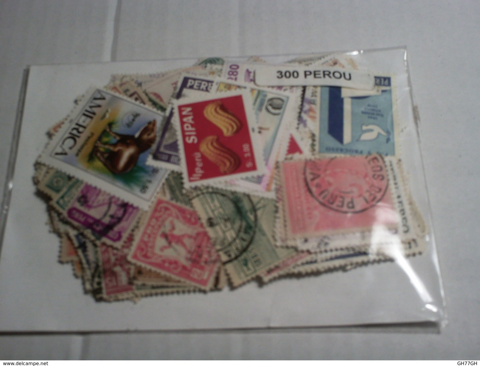 300 Timbres PEROU VRAC - Vrac (max 999 Timbres)